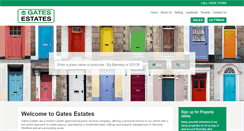 Desktop Screenshot of gatesestates.co.uk